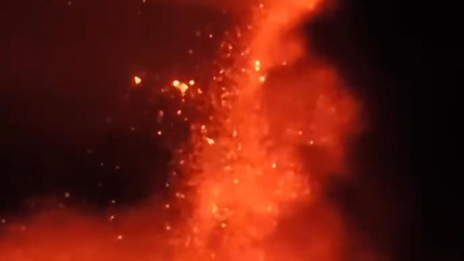 Sicily: Mount Etna erupts overnight | Climate News | Sky News