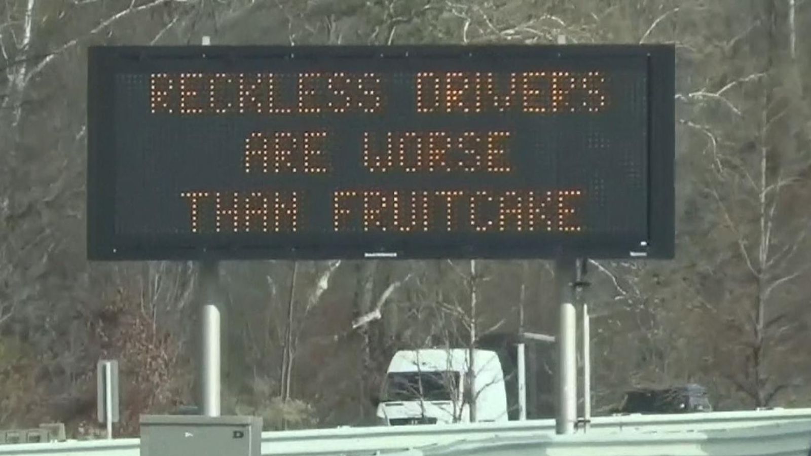 Us new jersey traffic warnings get seasonal theme to encourage drivers