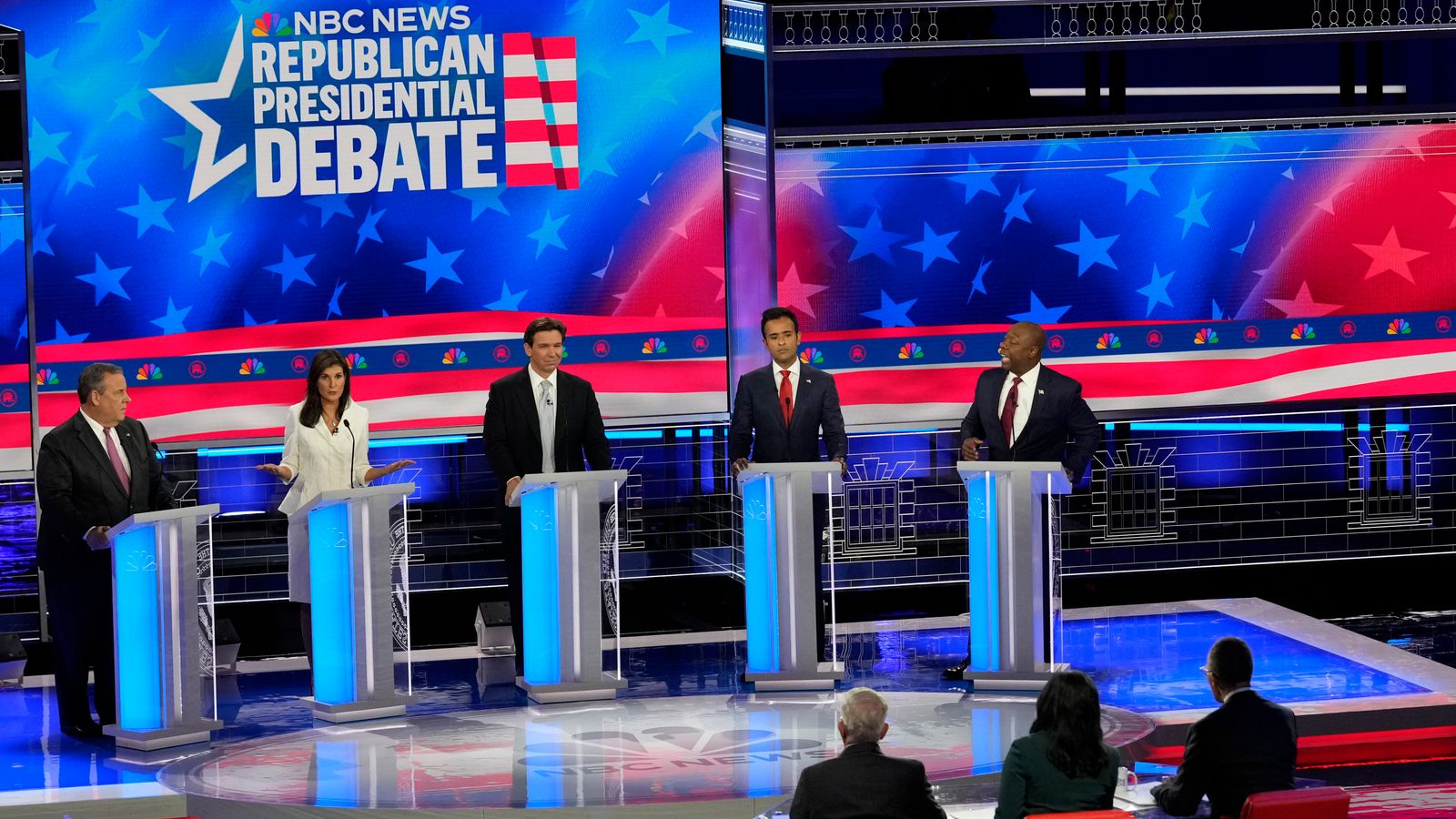 Republican presidential rivals lock horns as absent Donald Trump mocks 'unwatchable' debate