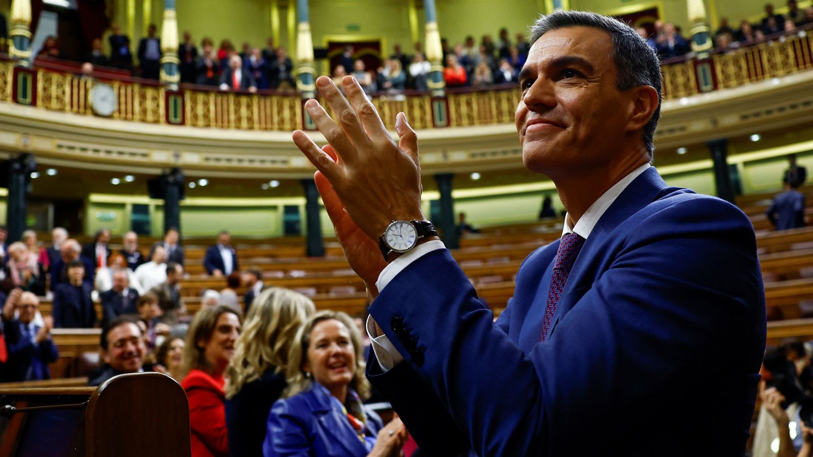 Pedro Sánchez reelegido presidente del Gobierno de España, tras la controversia sobre el acuerdo de amnistía |  Noticias del mundo