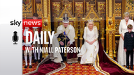 King Charles III, wearing the Imperial State Crown, sits besides Queen Camilla in the George IV State Diadem during the State Opening of Parliament, in the House of Lords at the Palace of Westminster in London. Picture date: Tuesday November 7, 2023. PA Photo. King Charles III is delivering his first King's speech as monarch, having previously deputised for the late Queen to open parliamentary sessions. See PA story POLITICS Speech. Photo credit should read: Kirsty Wigglesworth/PA Wire