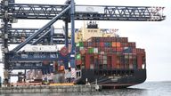 Ports operator DP World Australia became the target of a cyberattack. Pic: DEAN LEWINS/EPA-EFE/Shutterstock