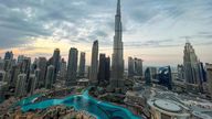 A general view of Dubai Downtown showing world&#39;s tallest building Burj Al Khalifa, in Dubai United Arab Emirates, December 31, 2022.