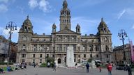 A general view of the Glasgow City Chambers in George Square in central Glasgow. PA Photo. Picture…