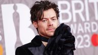 Harry Styles, before he shaved his head in February 2023. Pic; AP