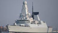 HMS Diamond will be sent to the Gulf