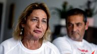 Orit Meir, the mother of Almog Meir Jan, speaks to Reuters about her efforts for the safe return of Almog Meir Jan, who was taken hostage by Hamas militants from Gaza while attending the Nova festival in southern Israel, in their family home in Or Yehuda, Israel October 24, 2023 

Pic: Reuters