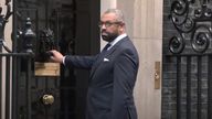 James Cleverly in Downing Street