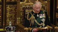 The Prince of Wales delivers the Queen&#39;s Speech during the State Opening of Parliament in the House of Lords, London. Picture date: Tuesday May 10, 2022.