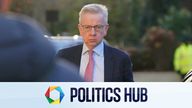 Michael Gove arrives to give evidence to the UK Covid-19 Inquiry
