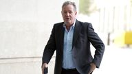 Piers Morgan, arrives at BBC Broadcasting House in London
