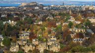 Trees displaying their autumn leaves across the city of Edinburgh. Picture date: Tuesday November 7, 2023.