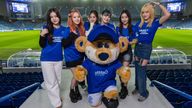 STAYC at Ibrox Stadium. Pic: Rangers FC