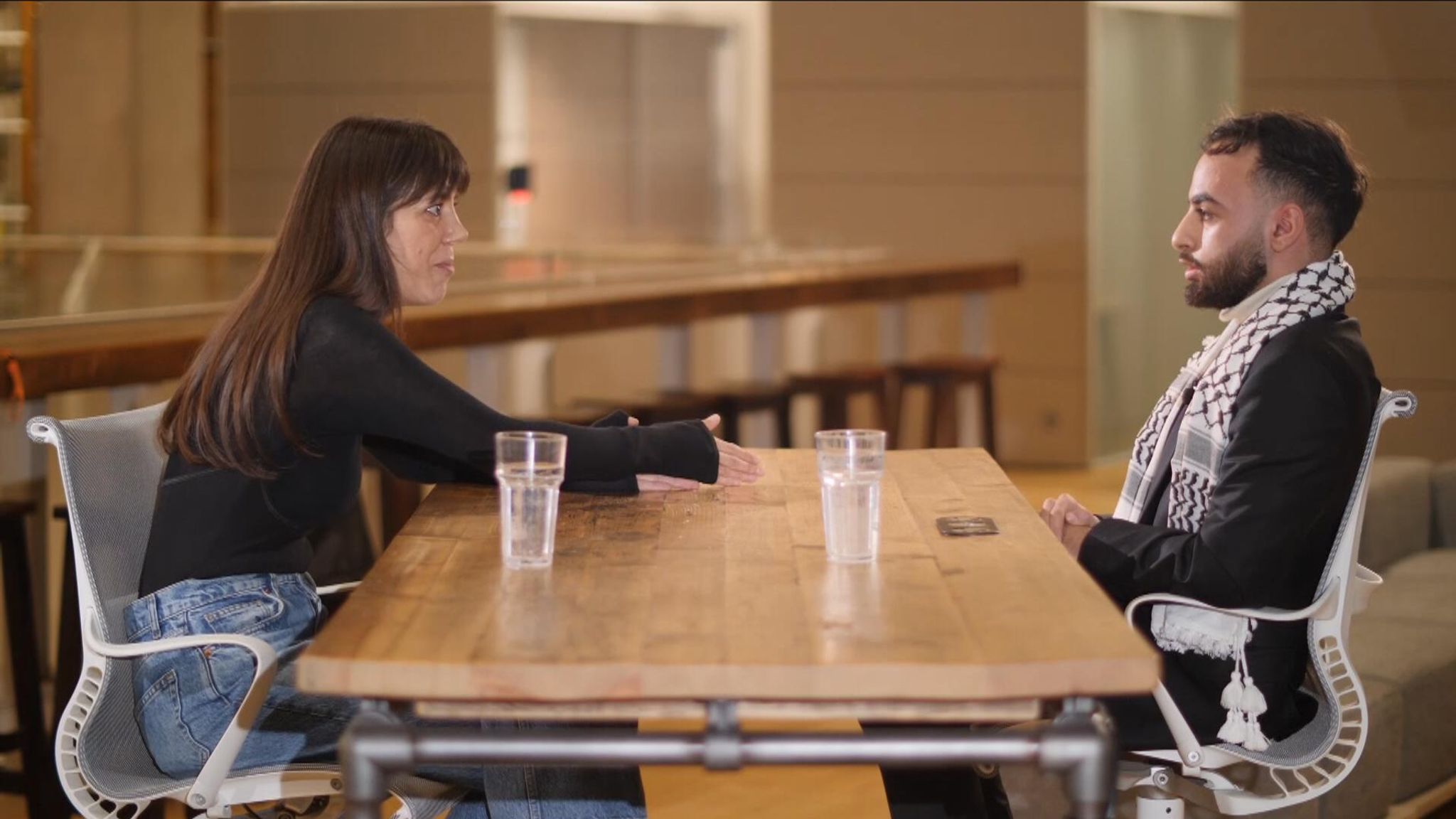 British Palestinian and British Jew discuss how Israel-Gaza conflict