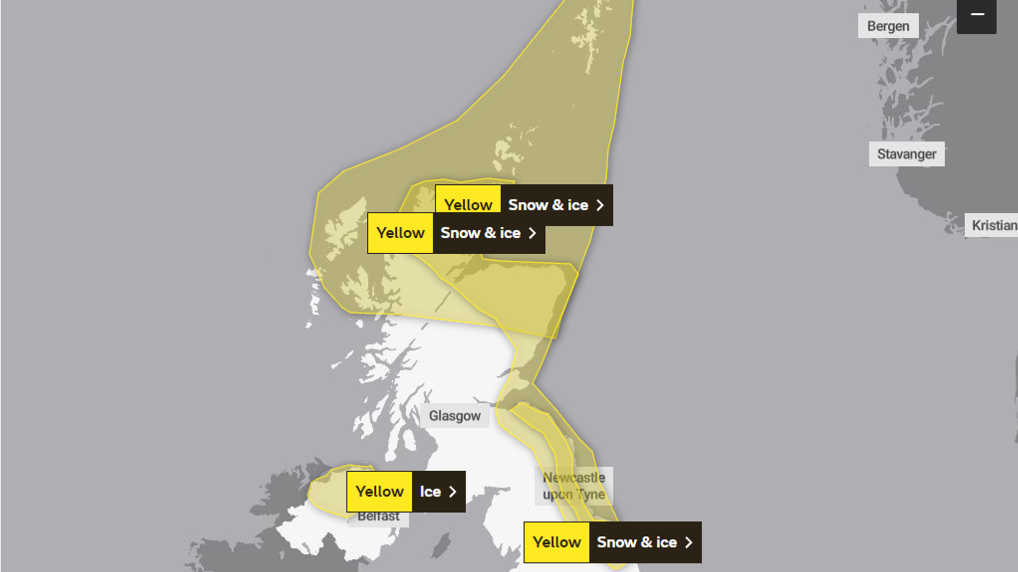 Weather: Met Office Issues Snow And Ice Warnings As Parts Of UK Told To ...