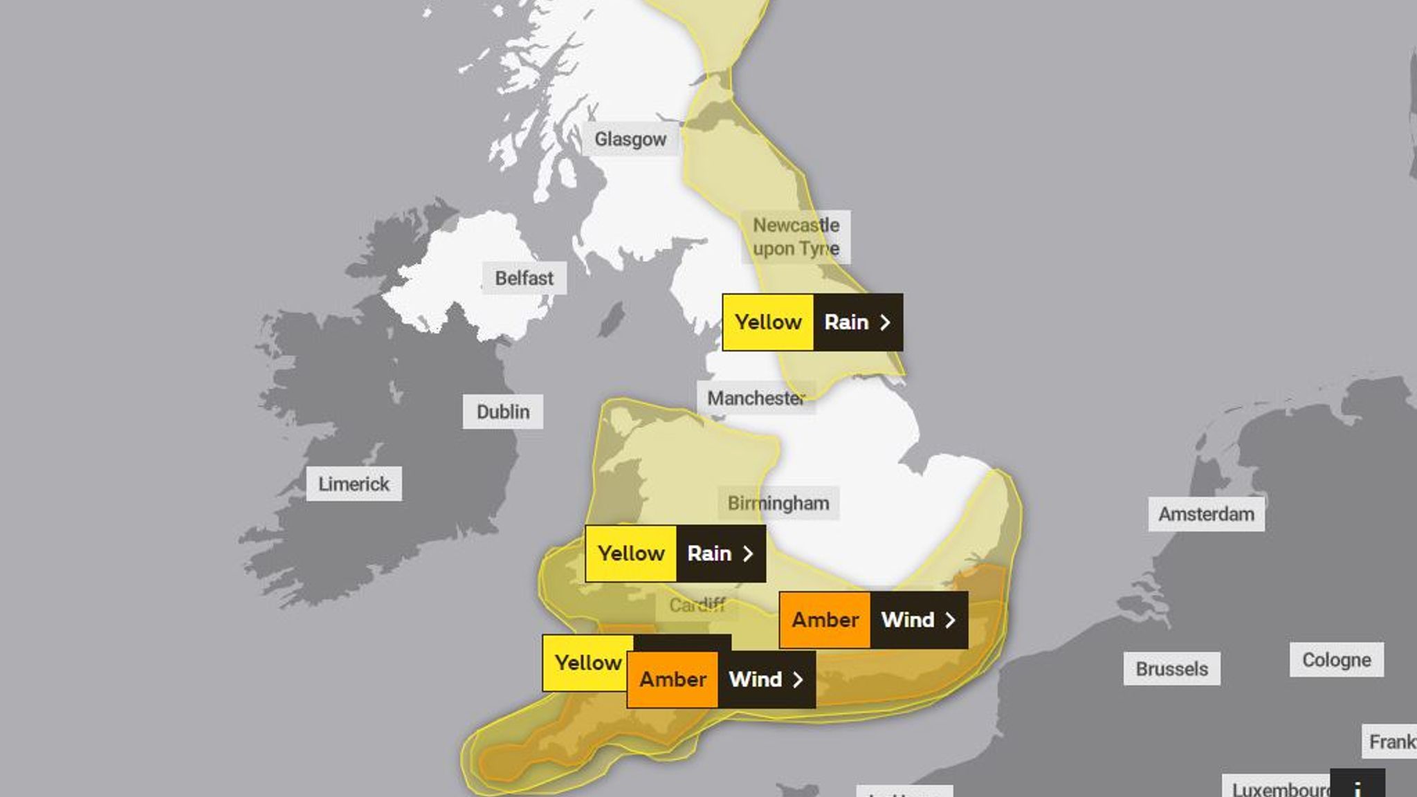 UK weather: Storm Ciaran's dangers - chance of 'sting jet' phenomenon ...