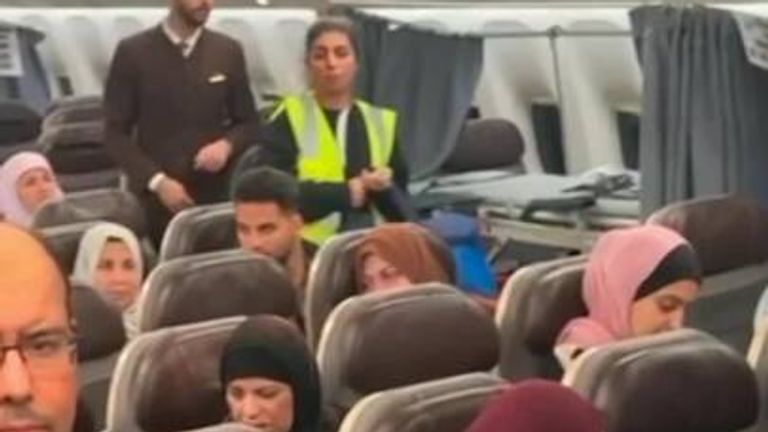 Inside an evacuation flight from Gaza 
