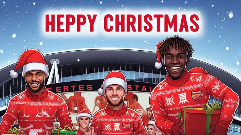 DALL-E 3's Arsenal Christmas card