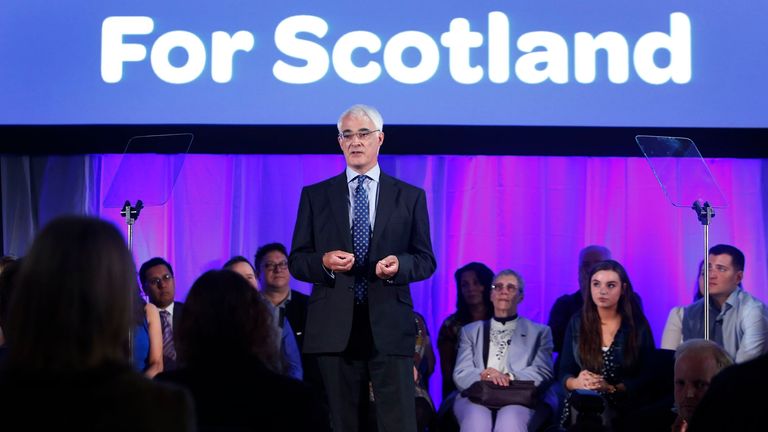 Better Together leader Alistair Darling launches the organisation&#39;s 100 Days to Go campaign during an event at Community Central Hall in Glasgow.
Read less
Picture by: Danny Lawson/PA Archive/PA Images
Date taken: 09-Jun-2014