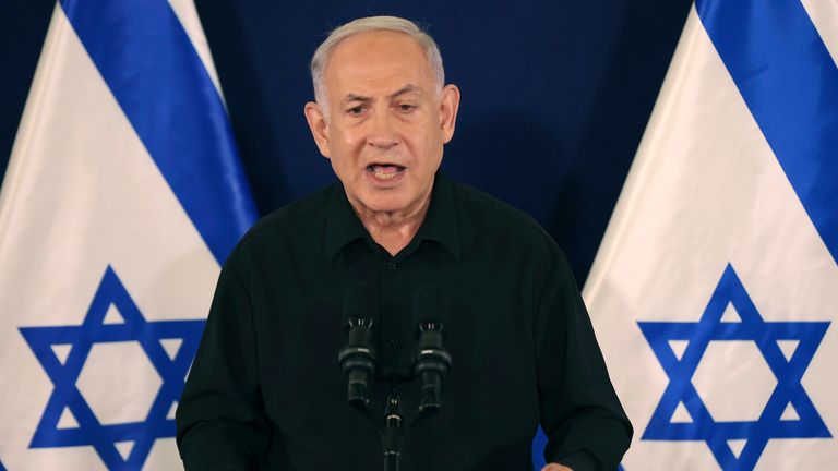 Israeli Prime Minister Benjamin Netanyahu. Pic: AP