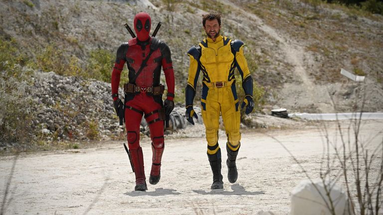 Ryan Reynolds and Hugh Jackman in Deadpool 3. Pic: @deadpoolmovie