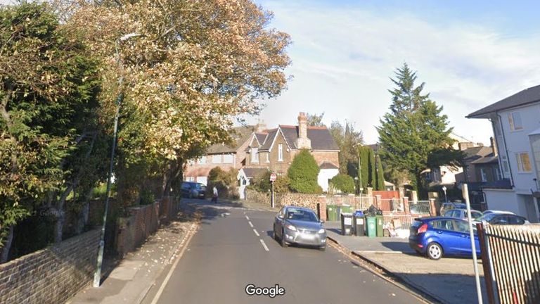 Police were called to Bedwell Road, Belvedere. Pic: Google Street View