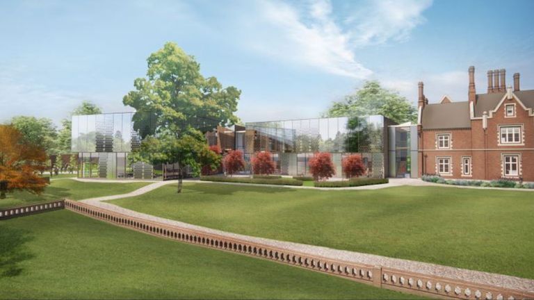 The new wing at Holt Hall. Pic: Dyson