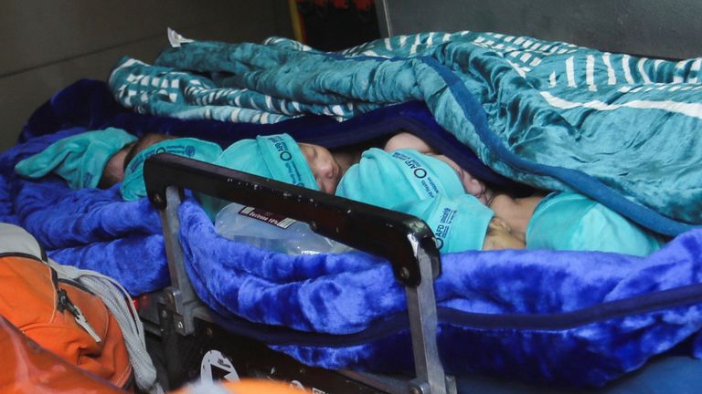 The premature babies were evacuated from al Shifa