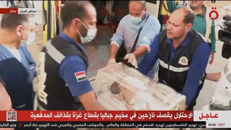premature babies arrive in egypt gaza palestine israel