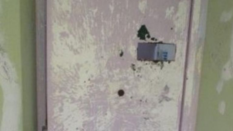 A cell door at HMP Eastwood Park Pic: HM Inspectorate of Prisons