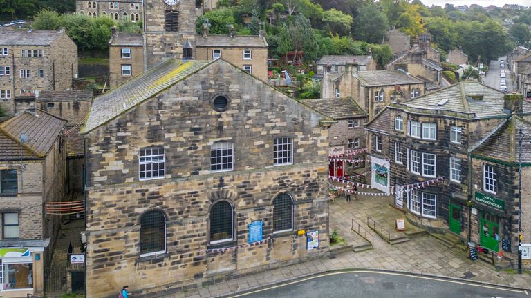 Holmfirth in West Yorkshire, used as the setting for Last Of The Summer Wine. Pic: Historic England