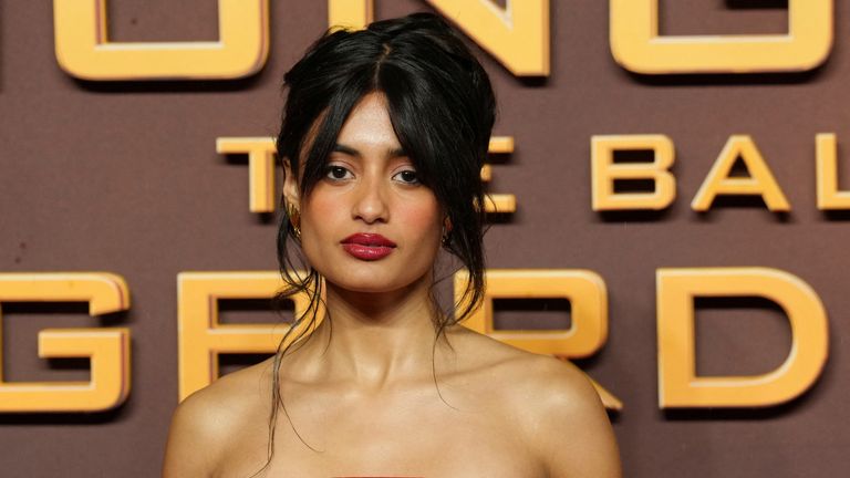 Sabrina Bahsoon attends the world premiere of the movie "Hunger Games: The Ballad of Songbirds and Snakes", in BFI IMAX, London, Britain, November 9, 2023. REUTERS/Maja Smiejkowska
