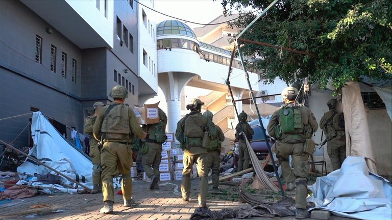 IDF says it is delivering supplies to hospital in Gaza