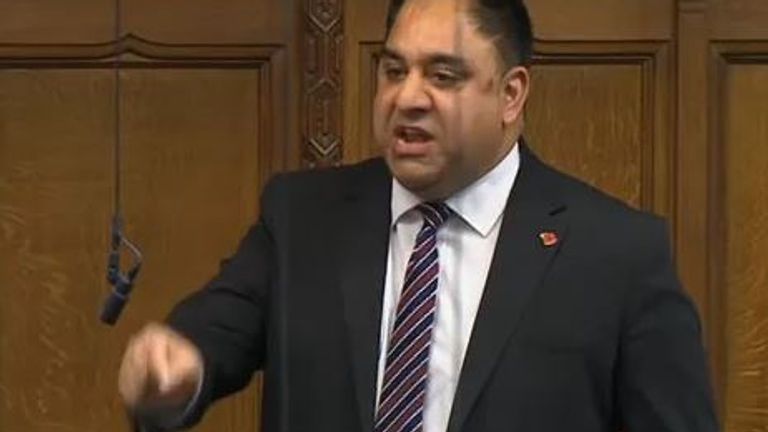 Mr Hussain, pictured in the Commons, is MP for Bradford East