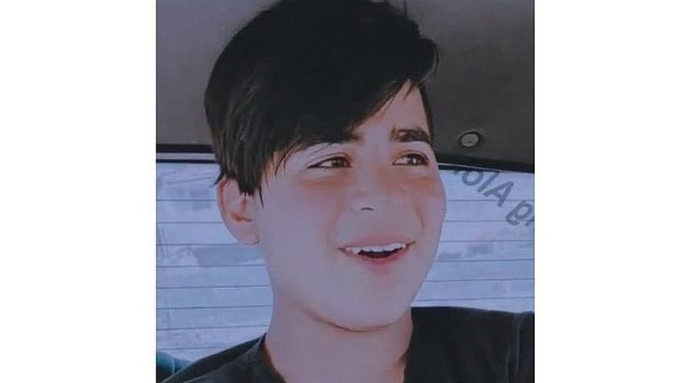 Hamidreza Azari was alleged to have committed murder in April when he was 16. Pic: Iran Human Rights