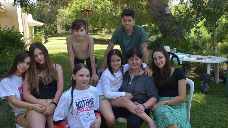 Bracha Levinson and her family