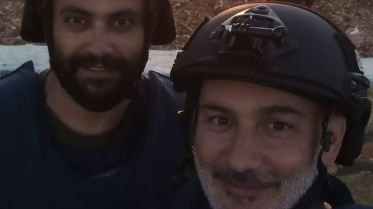 The last selfie of Issam Abdallah and Elie Brakhya together