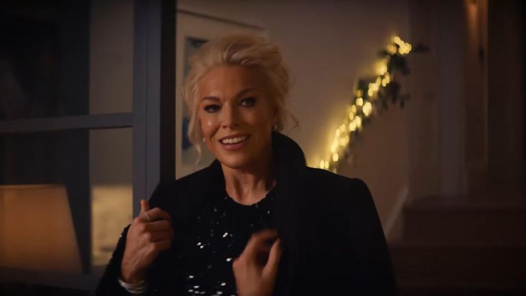 M&S&#39;s Christmas advert stars actress Hannah Waddingham from the popular sit-com Ted Lasso. Pic: M&S