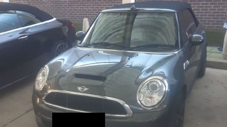 A Mini linked to David Checkley. Pic: Met Police.