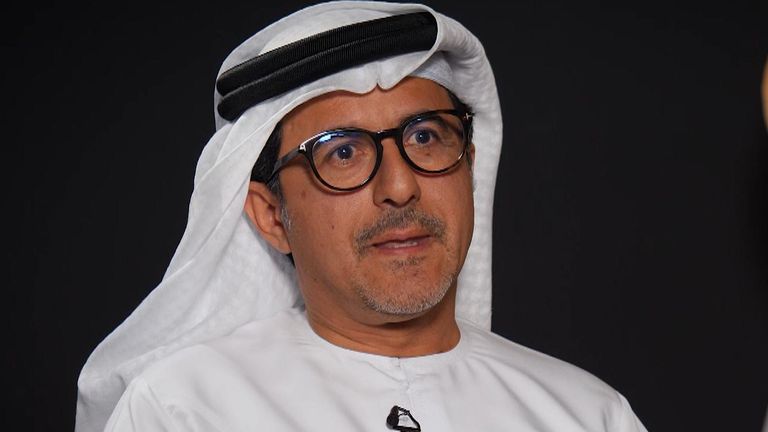 Sky News talks to Mussabeh al Kabbi, who is executive director of Adnoc. low carbon solutions 
