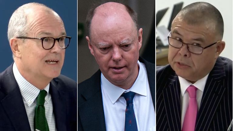 Sir Patrick Vallance, Professor Sir Chris Whitty and Professor Sir Jonathan Van-Tam