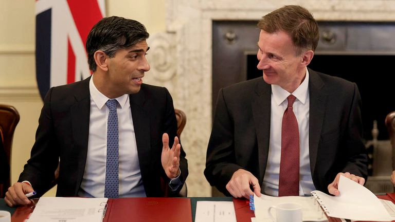 Rishi Sunak hosts weekly Cabinet meeting in 10 Downing Street
Pic:No 10 Downing Street
