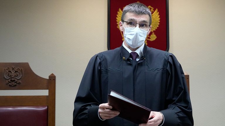 Russian Supreme Court judge Oleg Nefedov