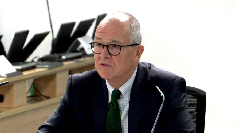 Sir Patrick Vallance appears at COVID inquiry 