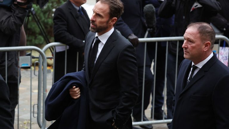 England manager Gareth Southgate and England assistant coach Steve Holland 