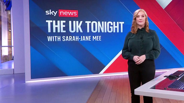 The UK Tonight with Sarah-Jane Mee