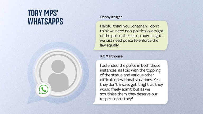 Leaked Tory MPs&#39; WhatsApps