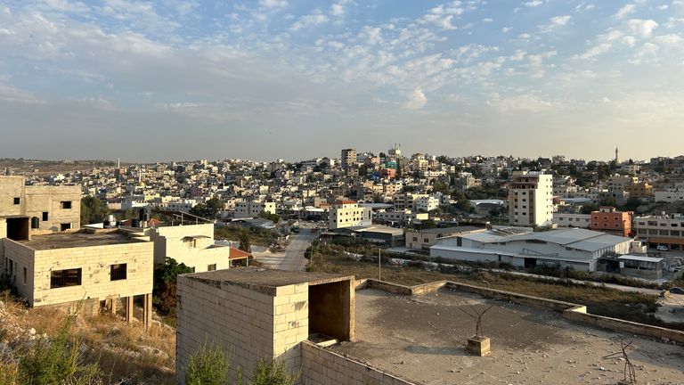 A view over the West Bank