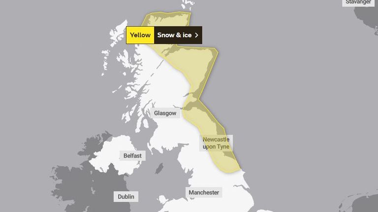Thursday&#39;s yellow weather warnings