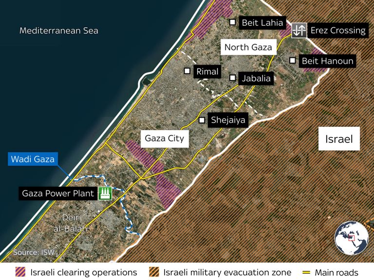 Israel continues its operations in Gaza